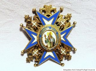 Orig.Militär Orden 1.WK Königreich Serbien St.Sava Orden 1883