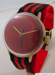 Ruhla Made in Germany 2 Rubis Handaufzug Herrenuhr Uhr vintage men