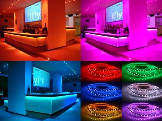 1m   10m LED Set RGB SMD5050 LEDs 72W od. 36W Streifen Strip Band