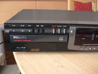 Philips CDR765 Doppeldeck CD Recorder Player