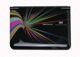 Scott DPX 768 Psychedelic Tragbarer DVD Player USB +NEU