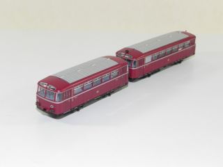 Fleischmann 7400 + 7401 Schienenbus VT 795 rot 2tlg