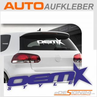 E155 Shocker DUB Style Aufkleber Sticker Auto VW