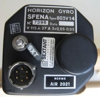 SFENA FLUGLAGEANZEIGER HORIZON GYRO 803V14 V. BREGUET ATLANTIC