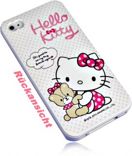 Hello Kitty für Iphone 4 4S Silikon Case Handy Tasche Schutzhülle
