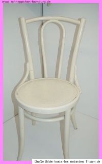 Stuhl Kaffeehausstuhl Thonet Holzstuhl Stuhl hell lackiert chair