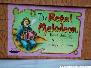 The Regal MELODEON oder Kinder AKKORDEON, aus den 30 40 Jahren