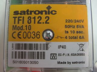 satronic TFI 812.2 Mod. 10 Feuerungsautomat Steuergerät unbenutzt