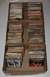 ROCK 45 RPM LOT 815 Records ROLLING STONES Rick Nelson ELTON JOHN ELO