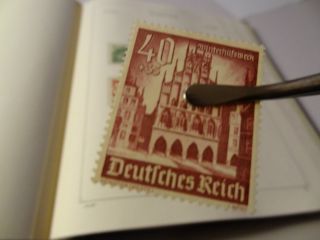 Briefmarken Sammlung Deutsches Reich aus 1933 1945 im KaBe