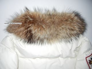 100% AUTH. DSQUARED² LORD FOXHUNTING RACCOON FUR REAL DOWN JACKE SZ