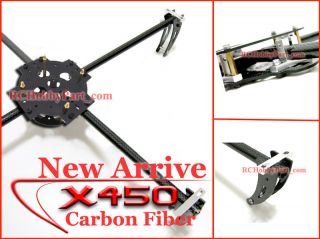 Aircraft X450 Real Carbon Fiber MultiCopter Quad Rotor Quadcopter