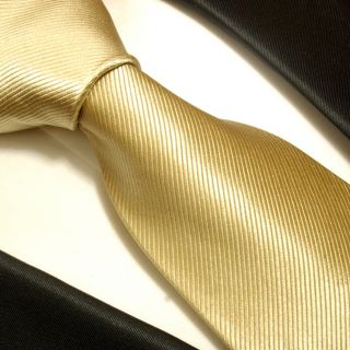 Goldene Krawatte 100% Seidenkrawatte Paul Malone 804