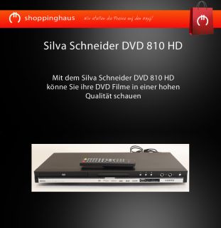 silva schneider dvd 810 hd der dvd player dvd 810 hd von silva