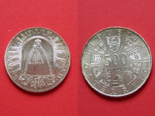 500 Schilling Silbermünze 825 Jahre Mariazell [PP]   Österreich