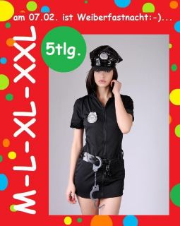 tlg Sexy Police Polizistin Polizei Uniform Party Kostuem Karneval Gr