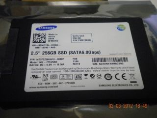  MZ7PC256HAFU 256GB 2 5 inch SSD Sata 6Gbps 830 Series MZ 7PC256D