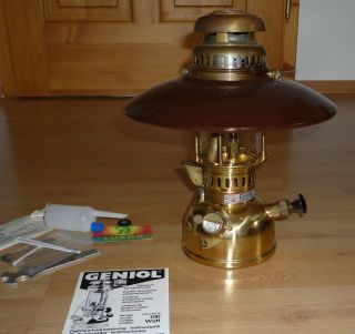 Geniol Petroleum Starklichtlampe 830 / 150CP mit emailliertem Schirm