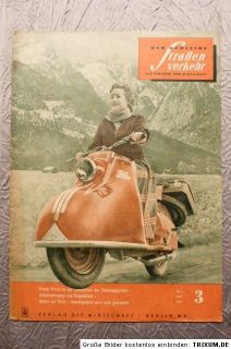 Der Deutsche Straßenverkehr 1955, Nr.3, Motorroller Pitti aus