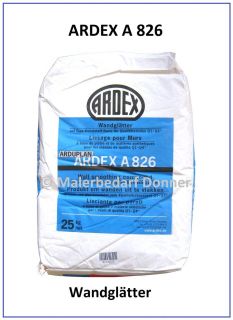 Ardex A 826 Arduplan 826 Spachtelmasse 25kg 1kg1,66€ Feinspachtel