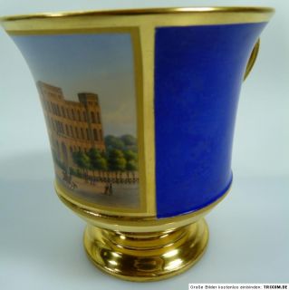 Nymphenburg Tasse UT Wittelbacher Palast 1.Wahl NYM museal