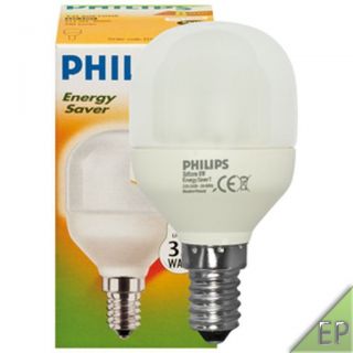 Energiesparlampe PHILIPS   E14, 7W 827, Warmweiß, T45