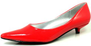 QUPID classic work causal pointy 1inch tall pumps Shoes