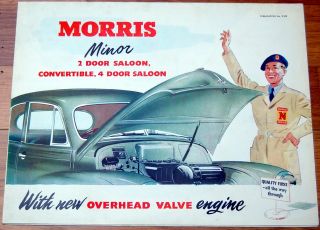 1953 MORRIS Minor 2/4 Door & Convertible brochure