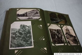Altes Postkarten Album 222 Karten Sachsen Chemnitz Erzgebirge Dresden