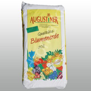 20 liter Blumenerde Augustiner Qualitaetserde Pflanzerde Erde mit