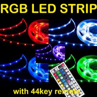 5m RGB （+BRG） 5050 LED SMD Strip Streif & 44Tasten Fernbedienung