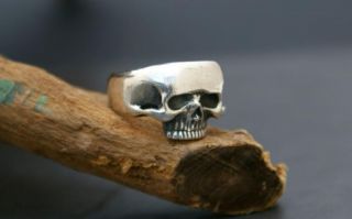 KEITH RICHARDS Silber 925 Ring Totenkopf Piraten Skull Rocker