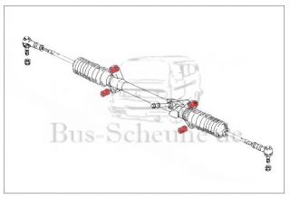 VW Bus T2 T3 Lenkgetriebelager Lagerung Lenkung NEU auch Syncro