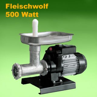 Fleischwolf REBER Nr. 12   500 Watt mit 6 mm Lochscheibe