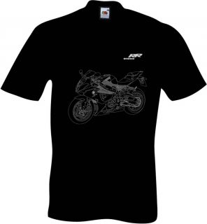 Shirt mit Motorradgrafik Typ S1000RR fuer den BMW S 1000 RR Motorrad
