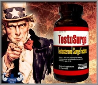Testo Surge USA Stärkster Testosteron + Potenz Booster