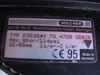 Druckluftnagler Plattennagler 32 bis 55 mm HOLZHER P3538