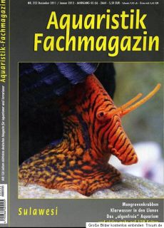 Aquaristik Fachmagazin   Nr. 222 Dez. 2011 / Jan. 2012