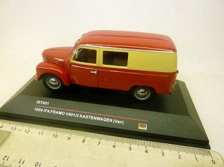 IXO IST 051 143 IFA Framo V901/2 Kastenwagen 1954 red