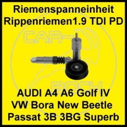 Riemenspanner Spanndämpfer VW Passat 3B 3BG 1.9 TDI Pumpe Düse 74+85