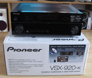 Pioneer VSX 920 AV Receiver HDMI 3D DOLBY DTS HD 1080p