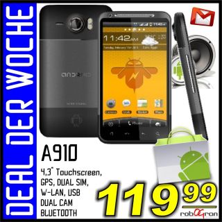 SMARTPHONE STAR A910+ ANDROID V2.2 PDA GPS 460MHz DUAL SIM 4,3