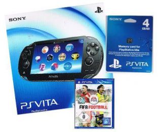 Sony PlayStation Vita WiFi + Spiel Fifa Football + 4GB Memory Card