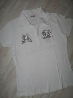 Street One Shirt Polohemd, T Shirt, Gr. 42 (44), weiß, top