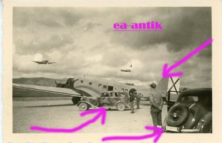 Tarn PKW Camo Wagen Spanien Legion Condor Bomber Flugzeug Junkers