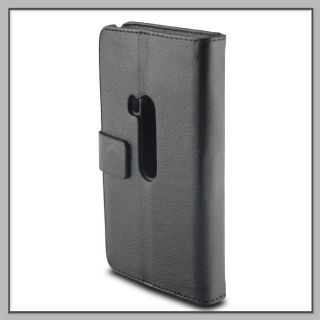 Etui Wallet Cover Tasche Case Bumper Black für Nokia Lumia 920