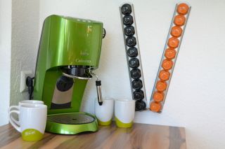 Tchibo Cafissimo Kaffeemaschine grün metallic inkl. 4