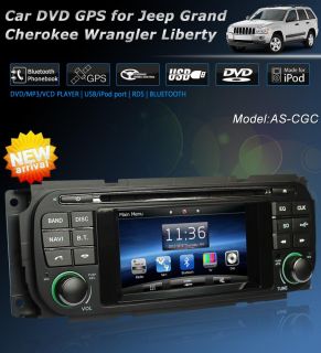 Car DVD Player GPS Navigation System for Jeep Grand Cherokee Liberty