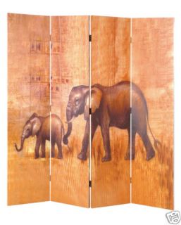 Paravent Raumteiler spanische Wand Elefant no935
