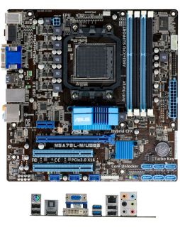 Aufrüst Bundle AMD Phenom II X4 945 4x 3.0 GHz / ASUS AM3+ Mainboard